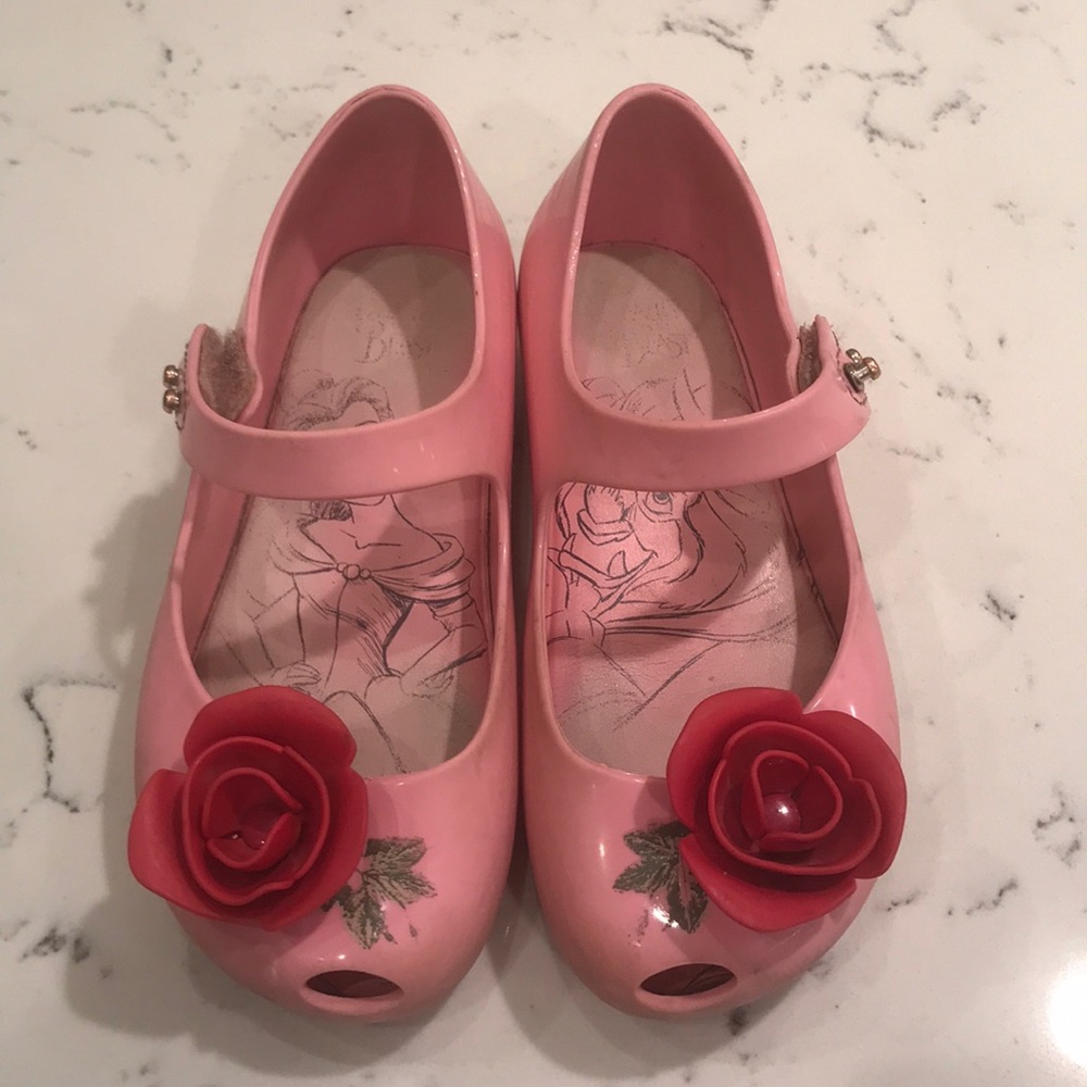 Pink Mini Melissa’s - beauty and the beast